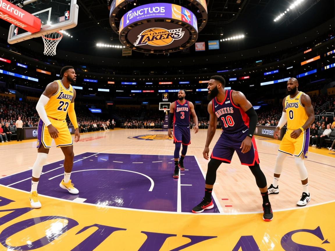 湖人客场战胜猛龙,取得1-0领先 第2张